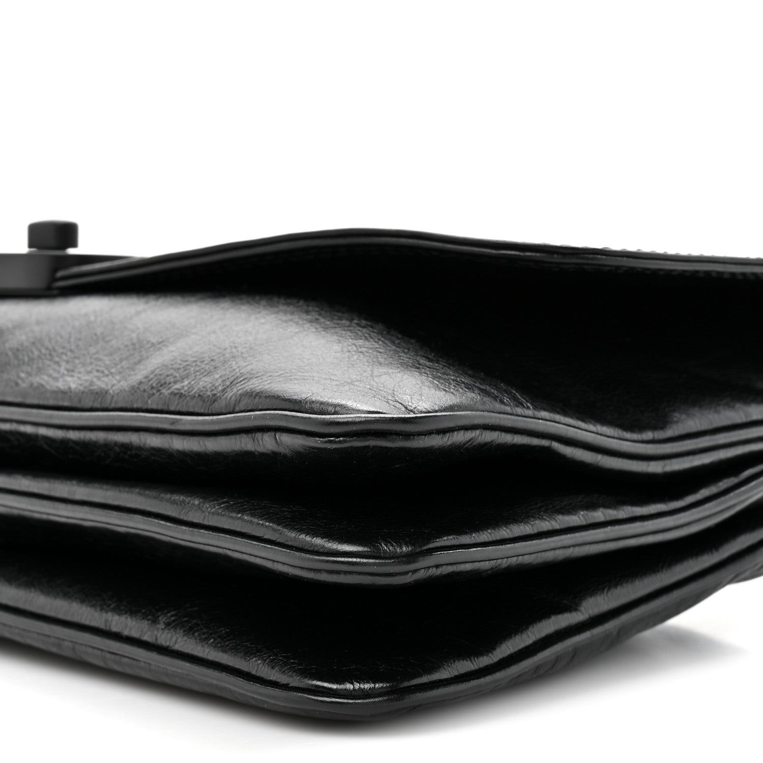 Balenciaga Calfskin Medium BB Soft Flap Bag Black 9 of 10
