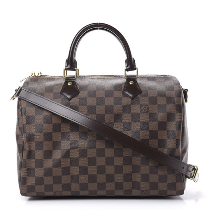 Louis Vuitton Damier Ebene Speedy Bandouliere 30 1 of 12