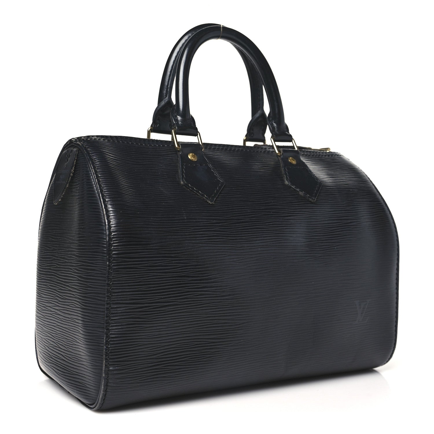 Louis Vuitton Epi Speedy 25 Black 3 of 12