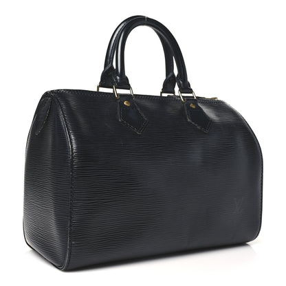 Louis Vuitton Epi Speedy 25 Black 3 of 12