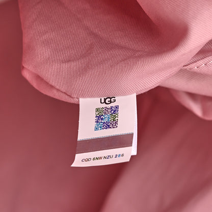 Telfar X UGG Suede Shearling Large Shopping Bag Pink 8 of 12