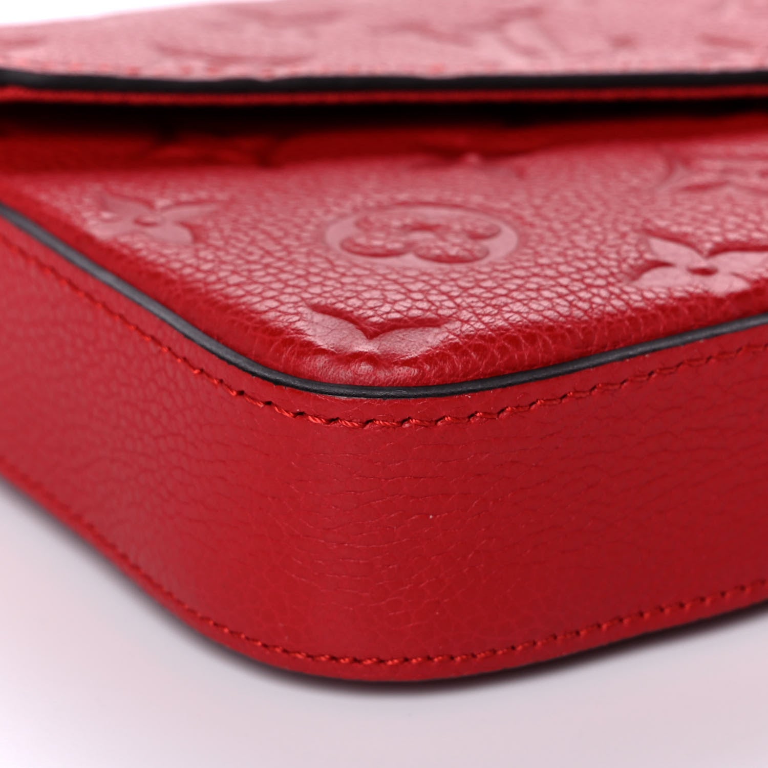 Louis Vuitton Empreinte Pochette Felicie Chain Wallet Cherry 8 of 10