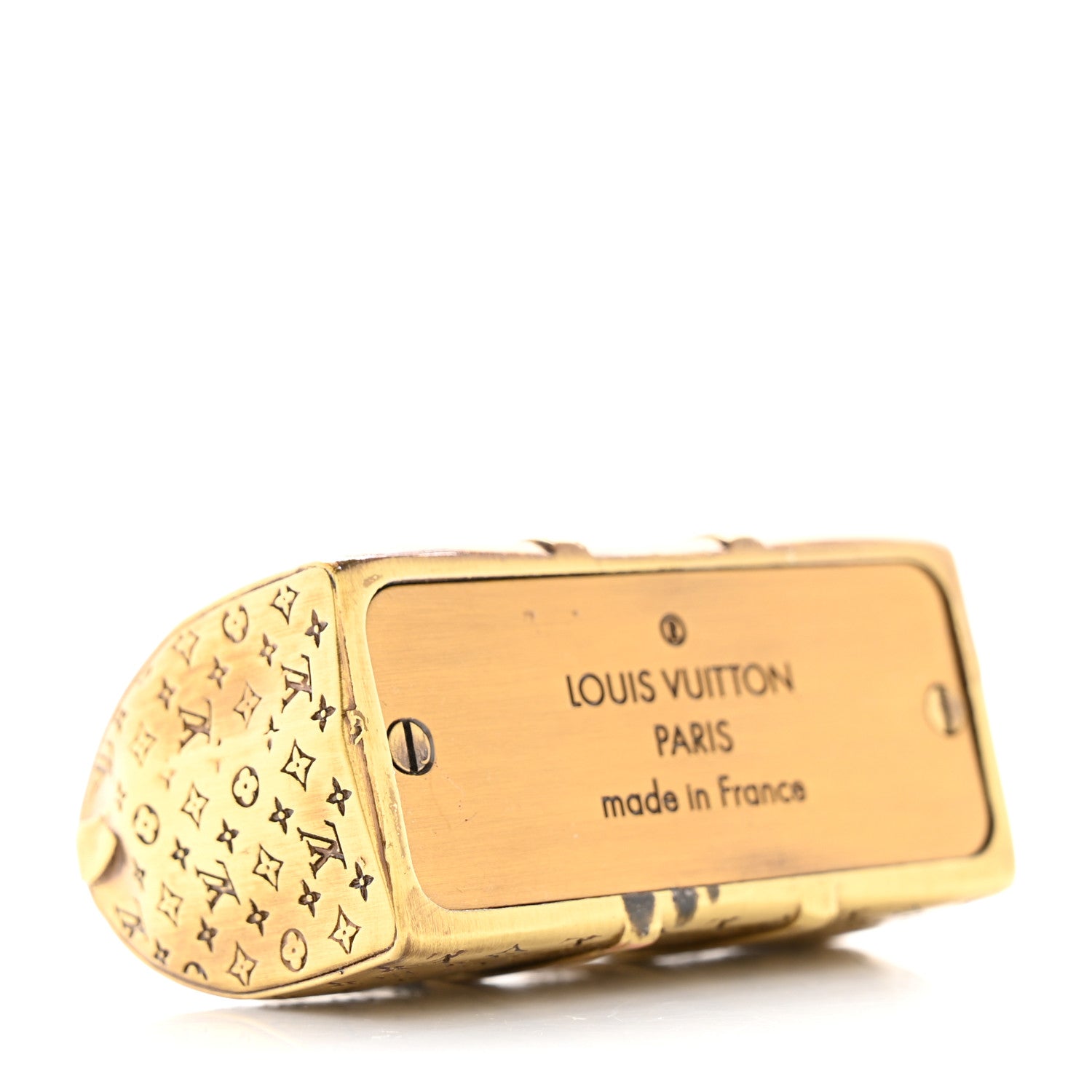 Louis Vuitton Antique Brass Keepall Paperweight 4 of 8