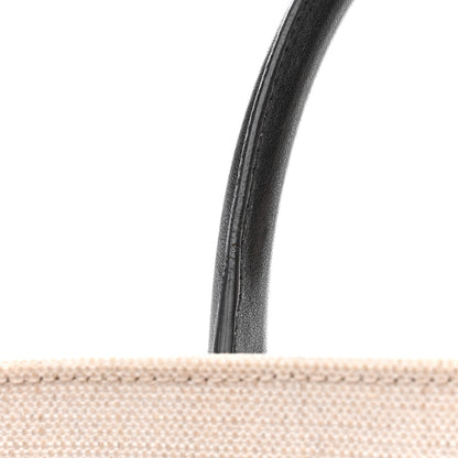 Saint Laurent Linen Calfskin Rive Gauche Tote Optic White 15 of 17