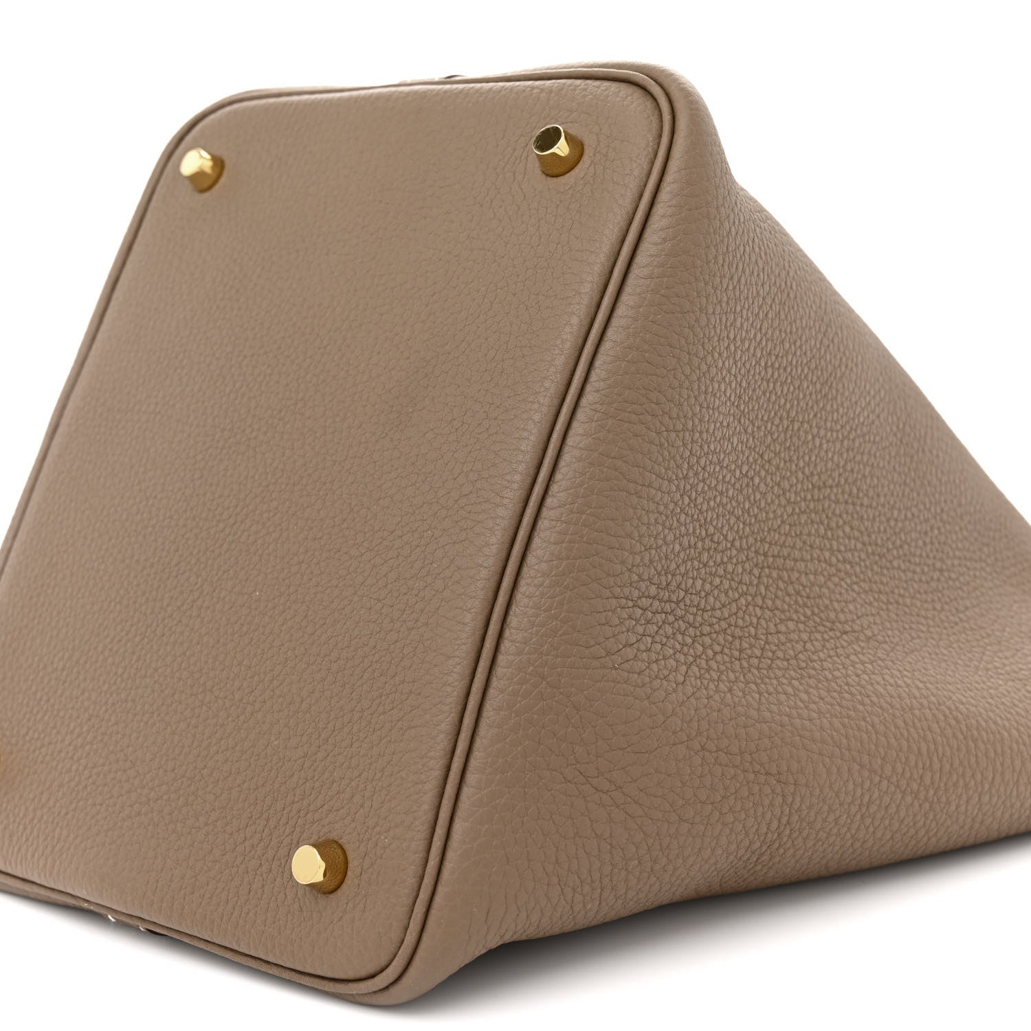 Hermes Taurillon Clemence Picotin Lock 22 MM Etoupe 10 of 11