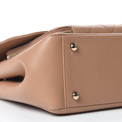 Chanel Caviar Quilted Large Business Affinity Flap Camel 8 of 11