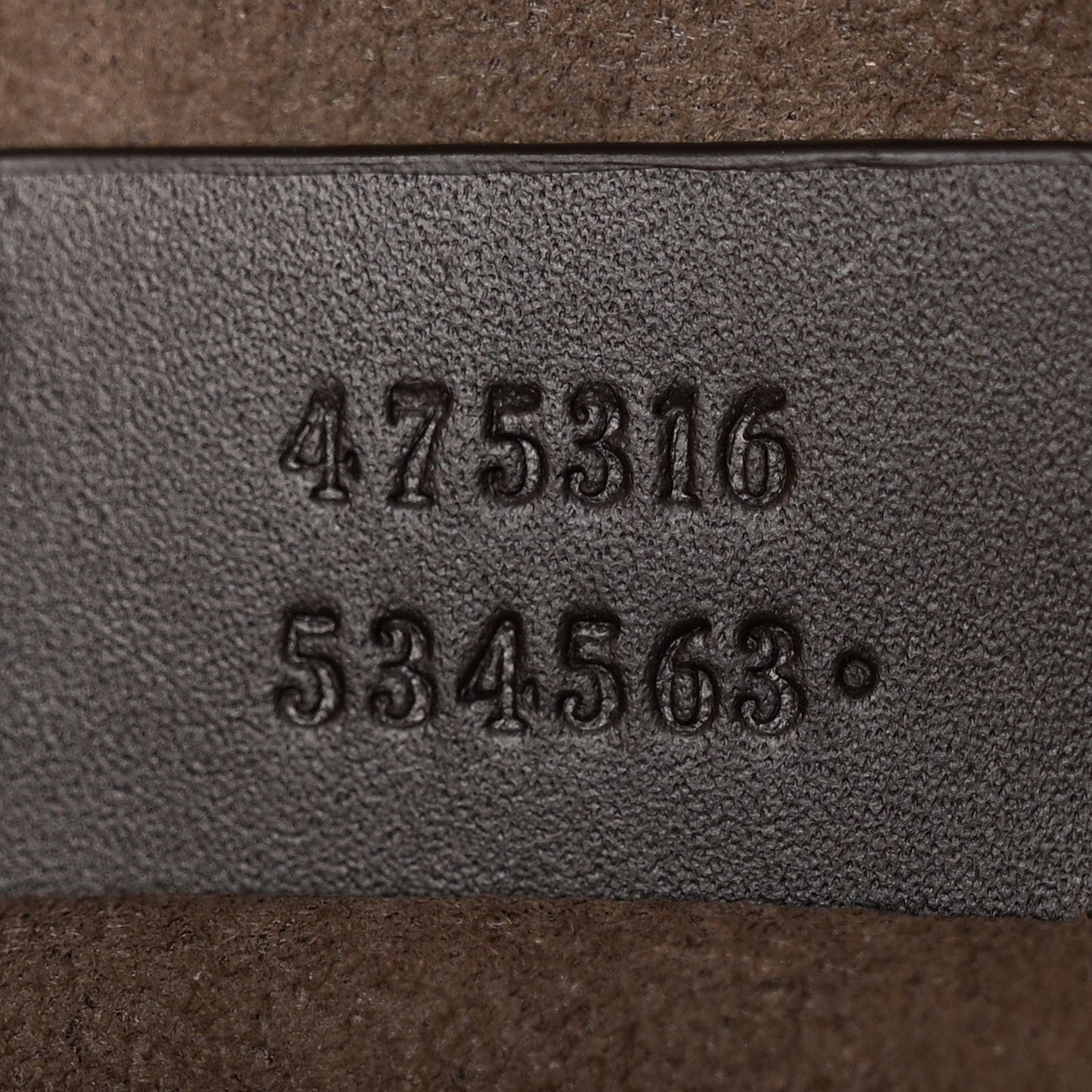 GG Supreme Monogram Selleria Calfskin Web New Web Cosmetic Case Beige Ebony Cocoa
