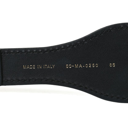 Christian Dior Canvas Embroidered Large Book Belt 85 34 Black Beige 5 of 8