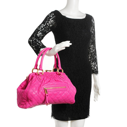 Marc Jacobs Calfskin Quilted Stam Fuchsia 2 of 7