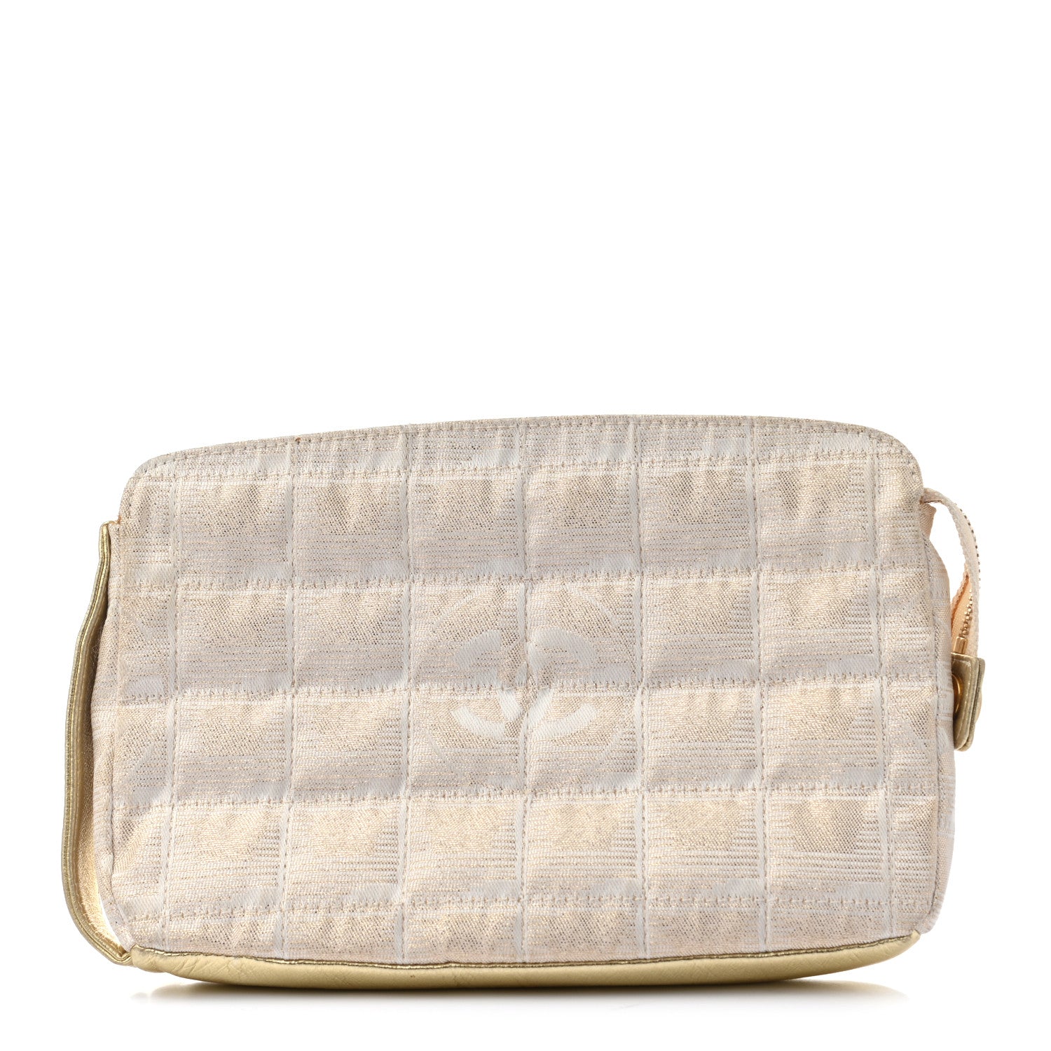 Chanel Nylon Travel Pouch Beige 1 of 8