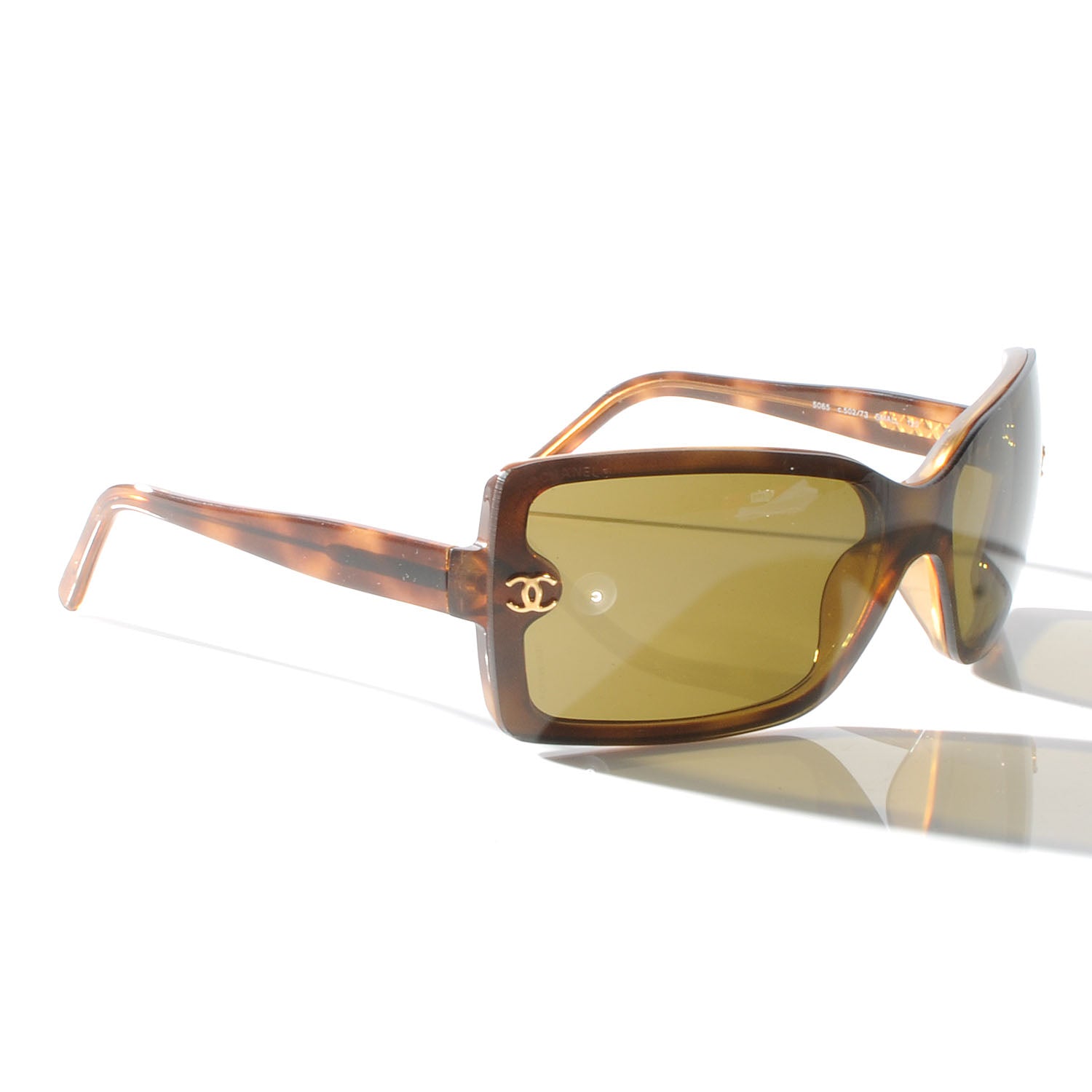 Chanel Tortoise Sunglasses 5065 3 of 5