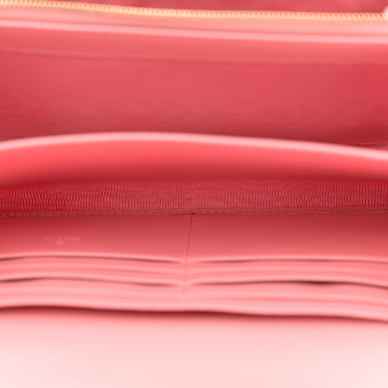 Gucci Azalea Calfskin Enamel Matelasse Diagonal Torchon GG Marmont Chain Wallet New Cherry Red Wild Rose 5 of 11