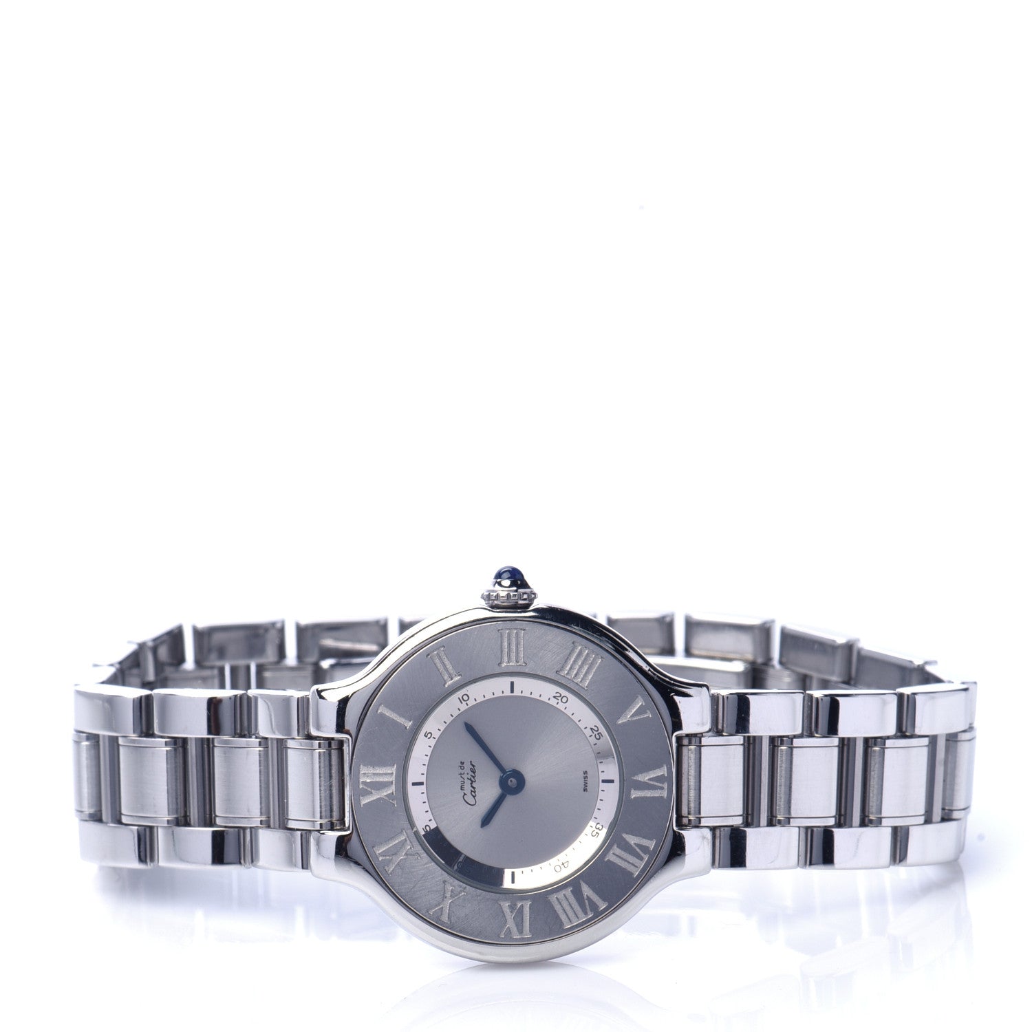 Cartier Stainless Steel 28mm Must De 21 Quartz Watch 2 of 5
