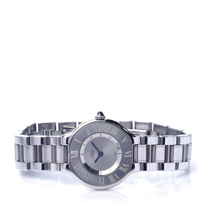 Cartier Stainless Steel 28mm Must De 21 Quartz Watch 2 of 5