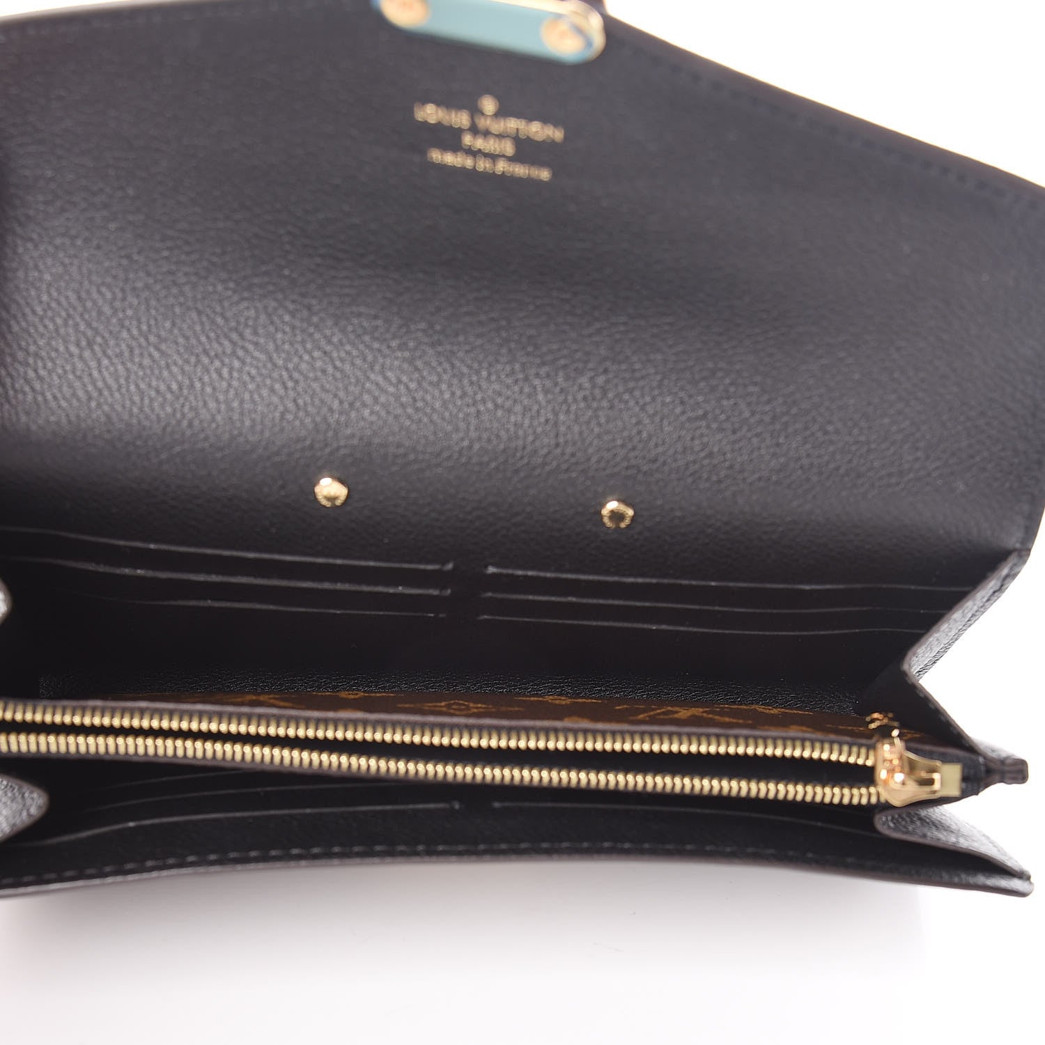 Louis Vuitton Monogram Pallas Wallet Black 5 of 11
