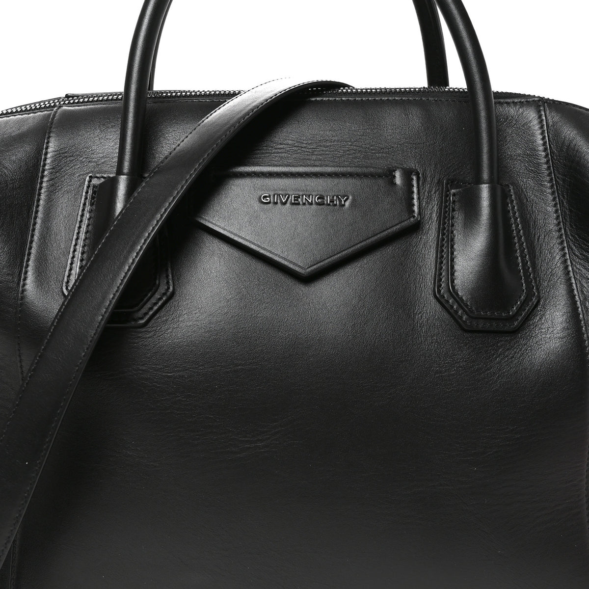 Givenchy Smooth Calfskin Medium Soft Antigona Black 7 of 9