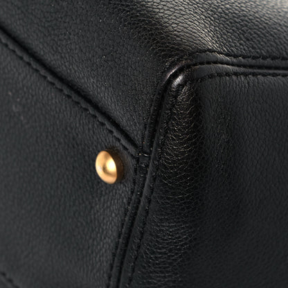 Chanel Grained Calfskin CC Shoulder Bag Black 9 of 11