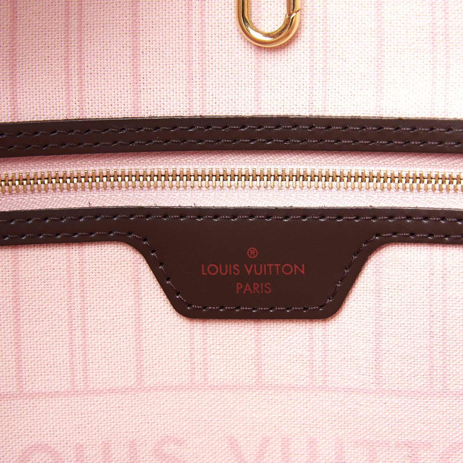 Louis Vuitton Damier Ebene Neo Neverfull MM Rose Ballerine 11 of 13
