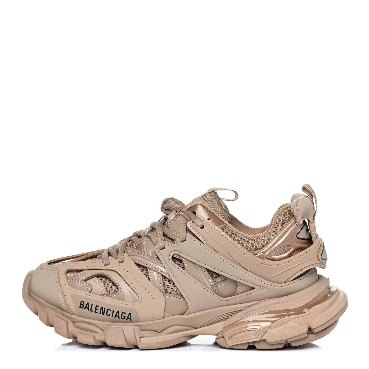 Balenciaga Mesh Rubber Uni-Matte Full Color Womens Track Sneakers 37 Full Beige 1 of 17