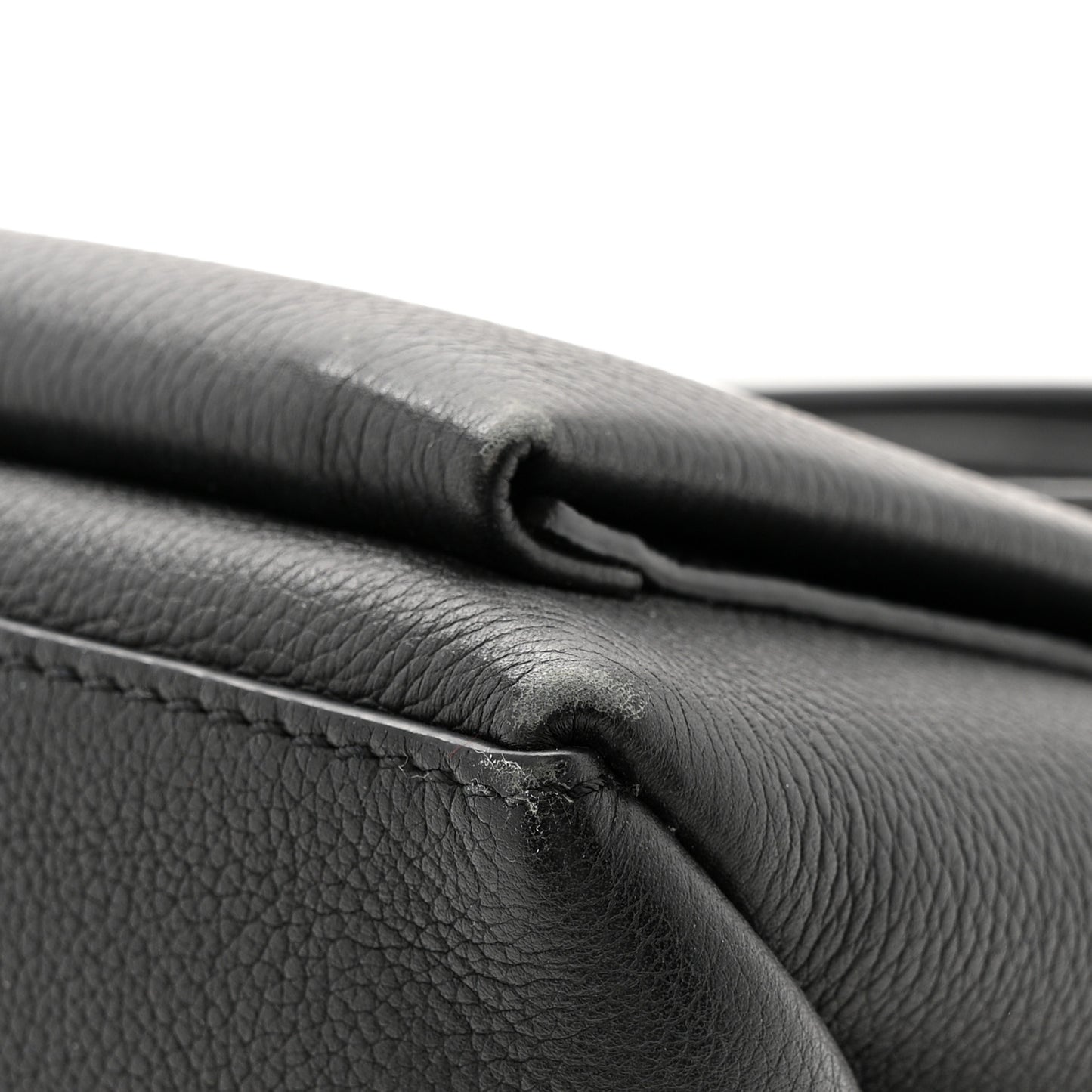 Soft Calfskin My Lockme Top Handle Black
