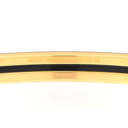 Hermes Enamel Printed Extra Narrow Bracelet 65 White 5 of 5