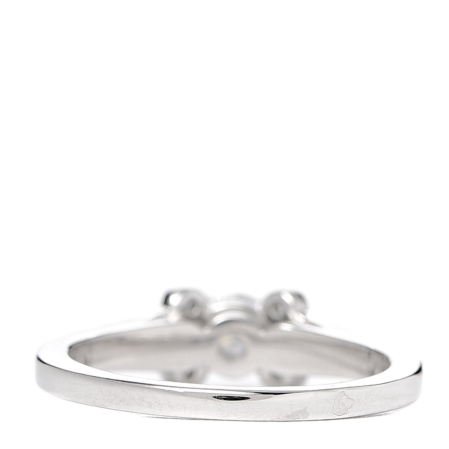Platinum Diamond .23ct Ballerine Solitaire Engagement Ring 48 4.5