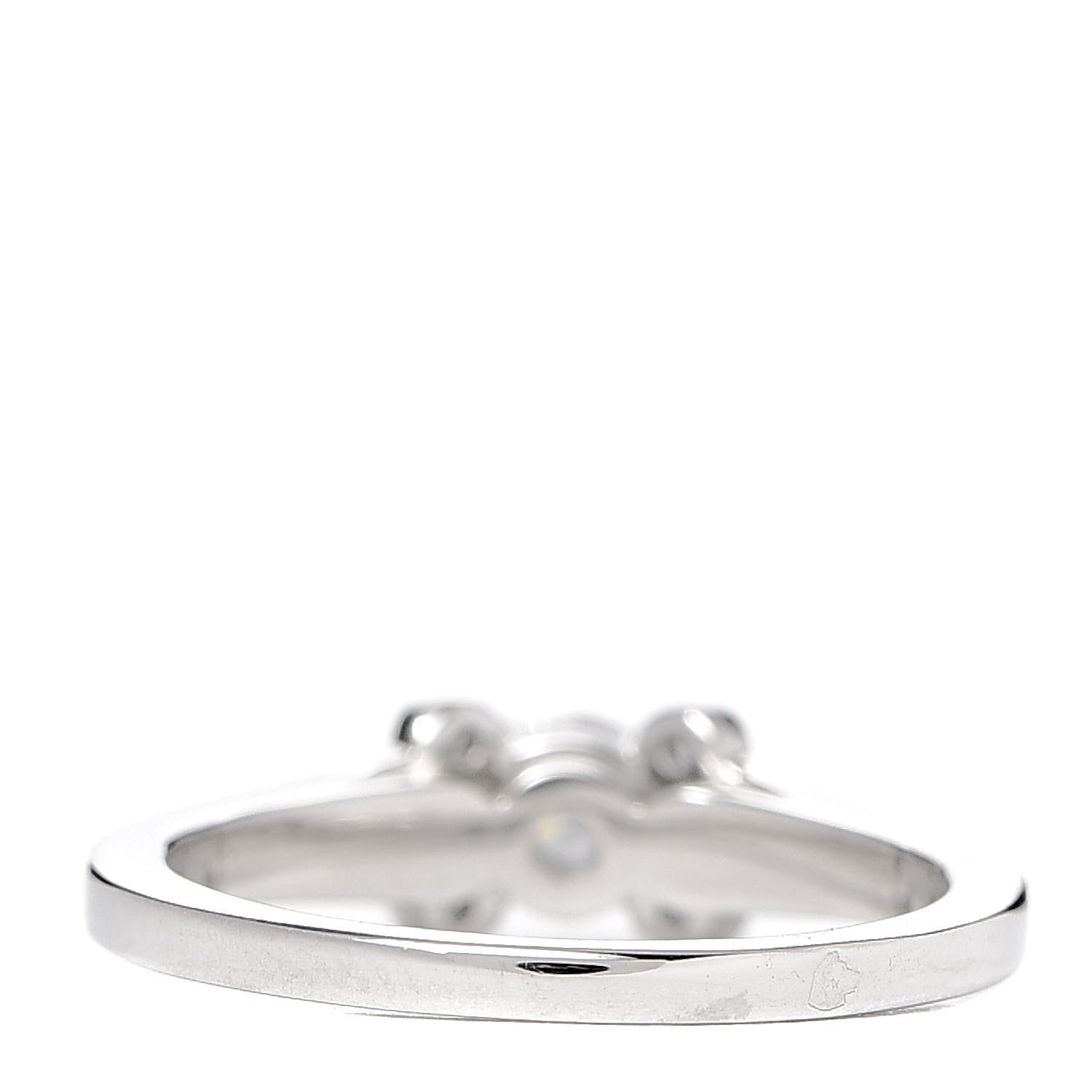 Cartier Platinum Diamond .23ct Ballerine Solitaire Engagement Ring 48 4.5 3 of 7