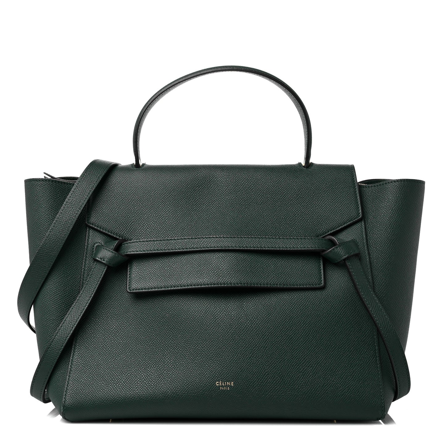 Grained Calfskin Mini Belt Bag Amazone