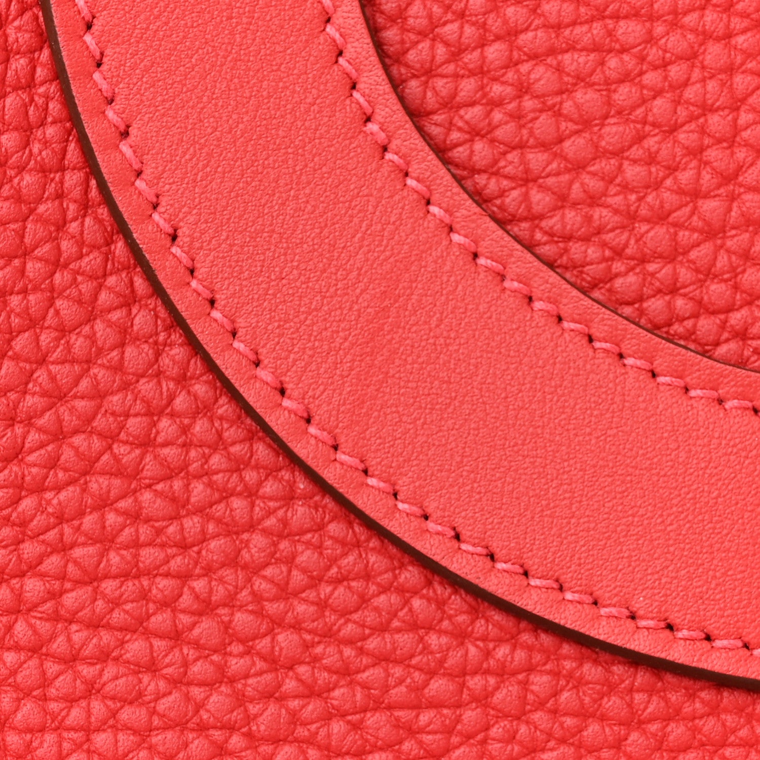 Hermes Taurillon Clemence Swift In-The-Loop 23 Bag Vermillion 11 of 12