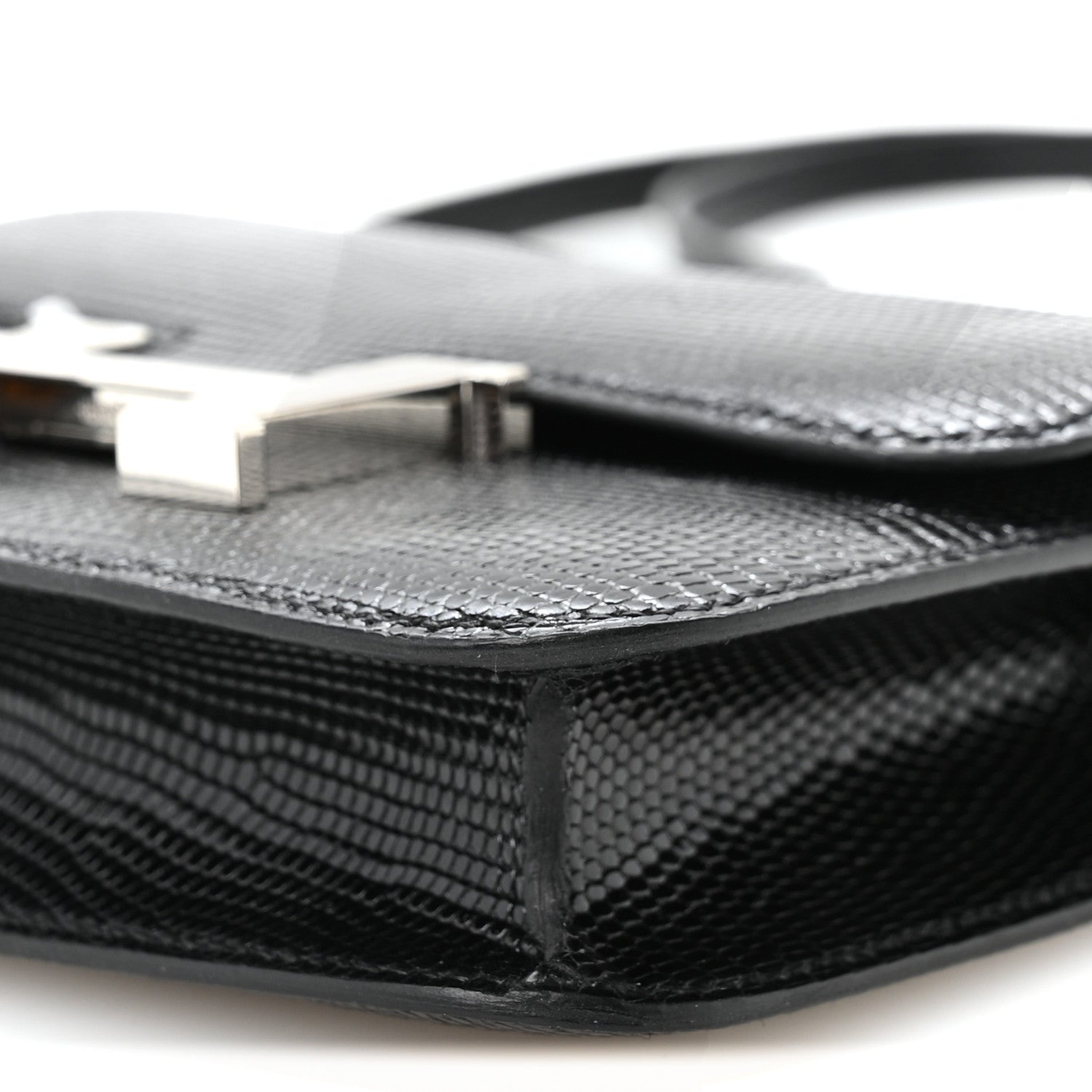 Hermes Lizard Niloticus Micro Constance 14 Black 10 of 11