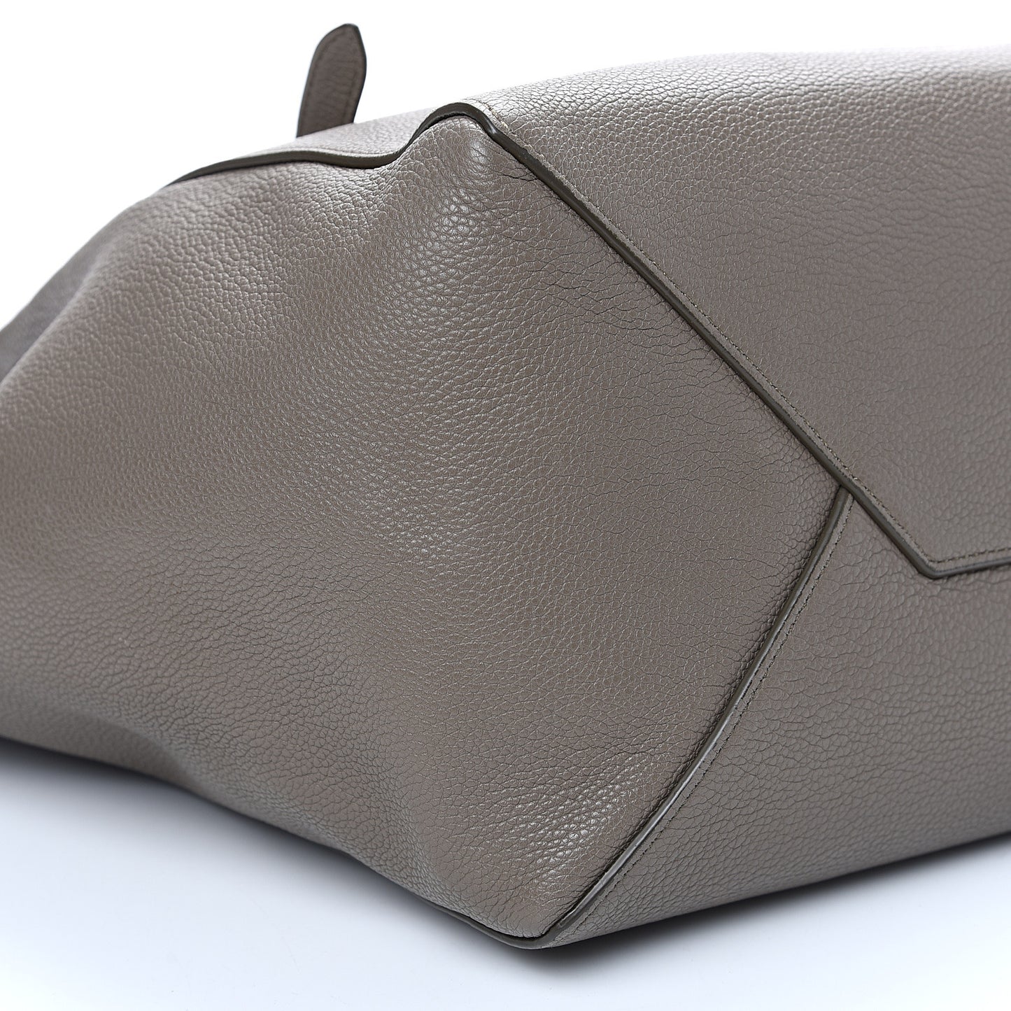 Soft Grained Calfskin Small Belt Cabas Phantom Taupe