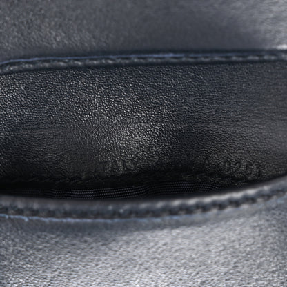 Christian Dior Oblique Saddle Lotus Wallet Blue 7 of 10