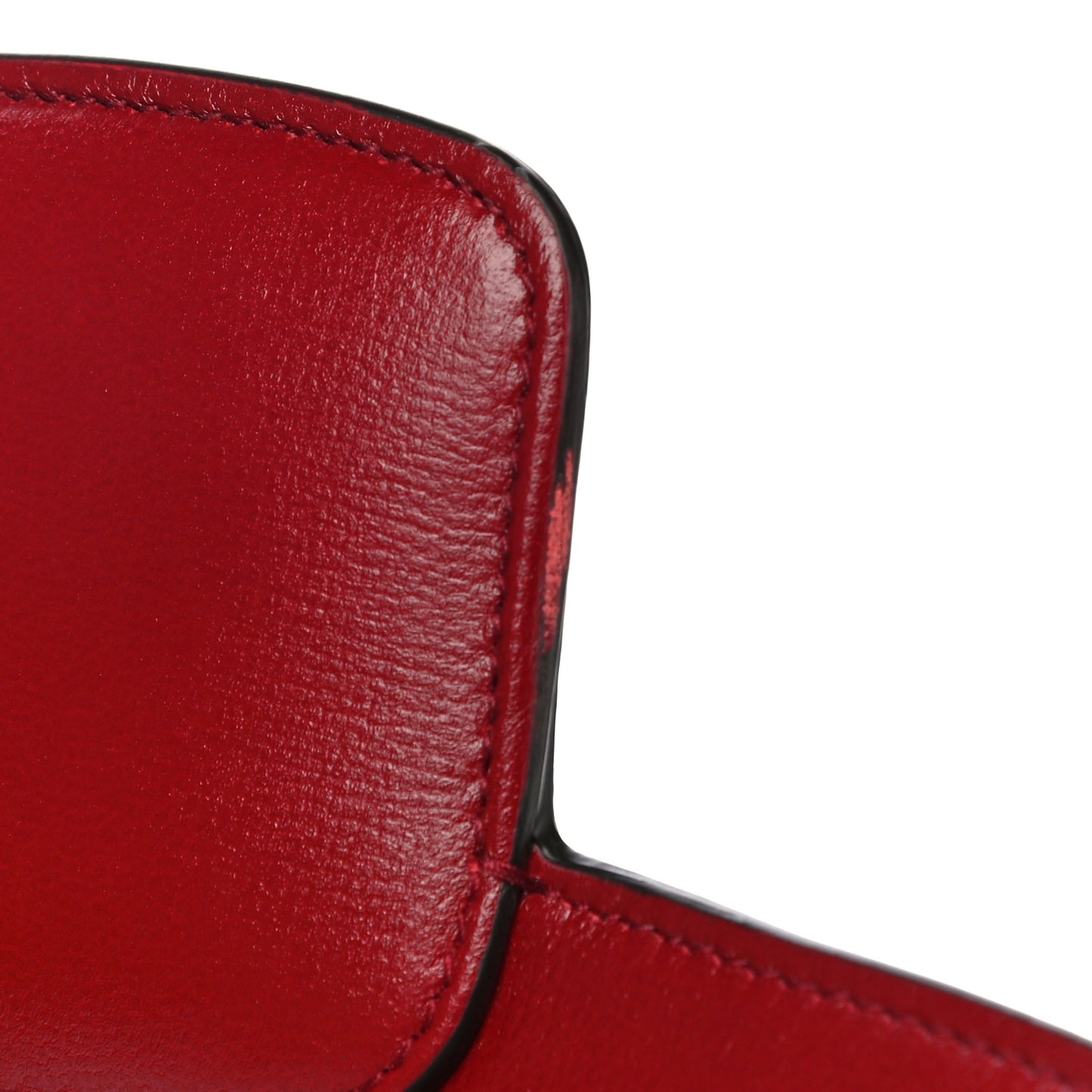 Azalea Calfskin Horsebit 1955 Shoulder Bag New Cherry Red