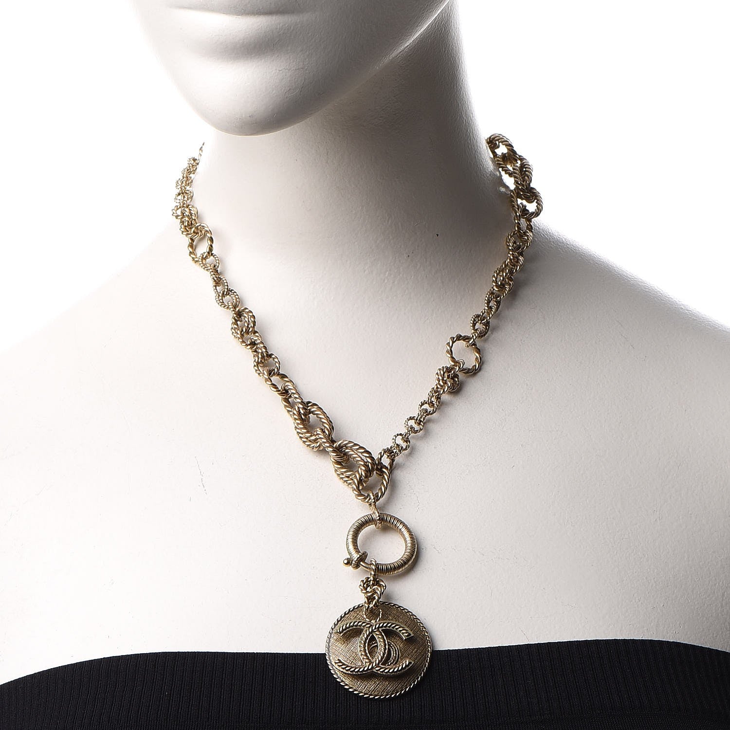 Chanel Chain N°5 CC Necklace Gold 2 of 8