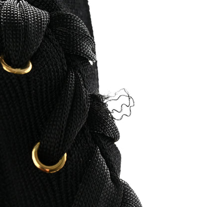 Christian Louboutin Patent Maille Tricot Frenchie 100 Sock Boots 37.5 Black 10 of 10