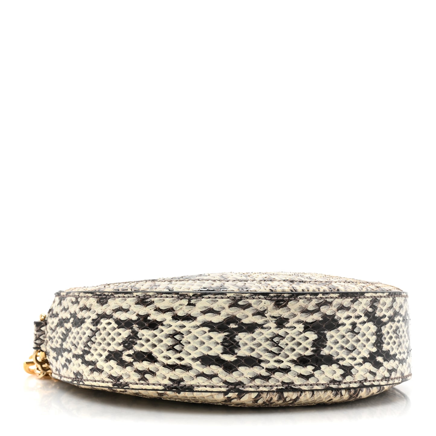 Snakeskin GG Ophidia Round Crossbody Bag Roccia