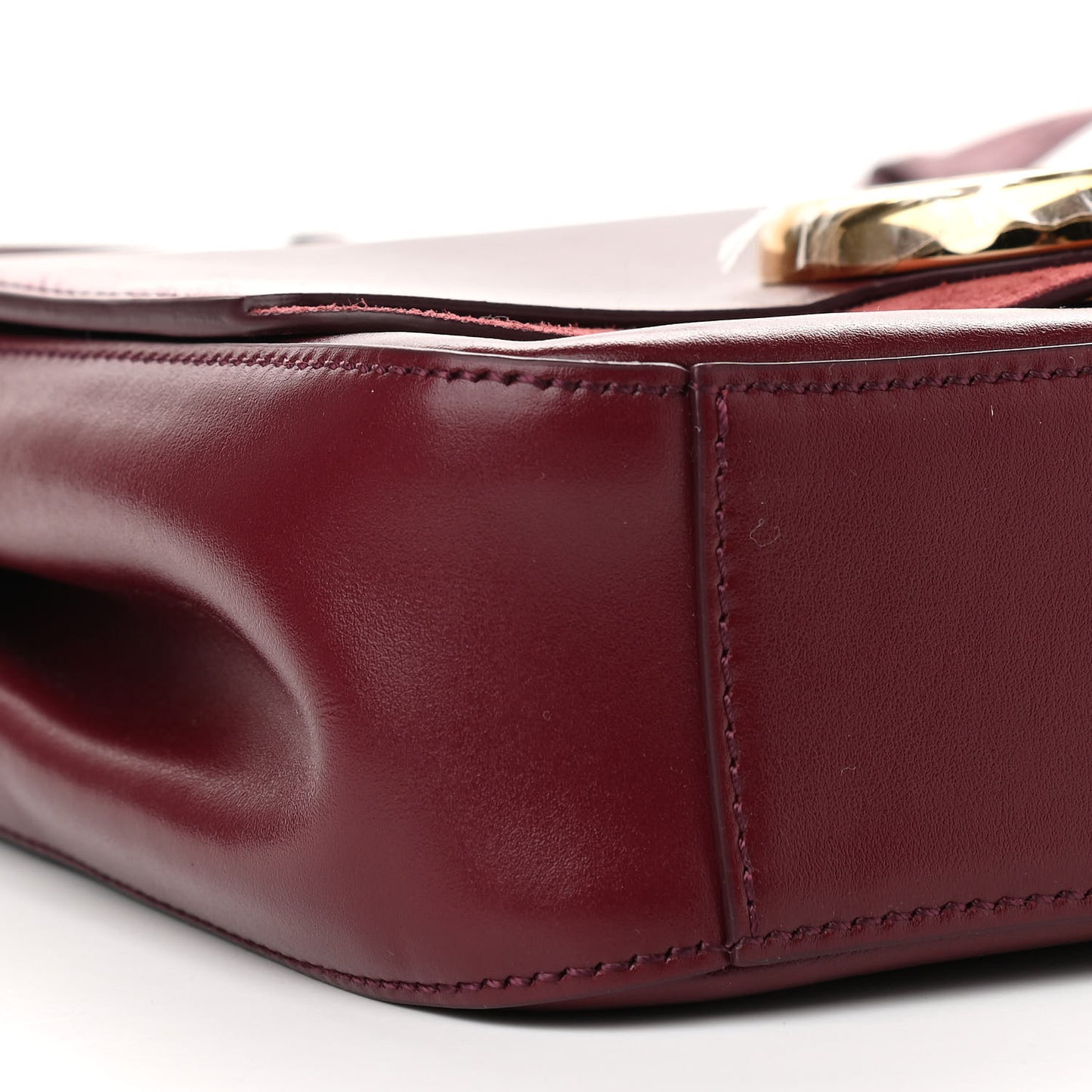 Calfskin Small C Double Carry Burnt Mahogany