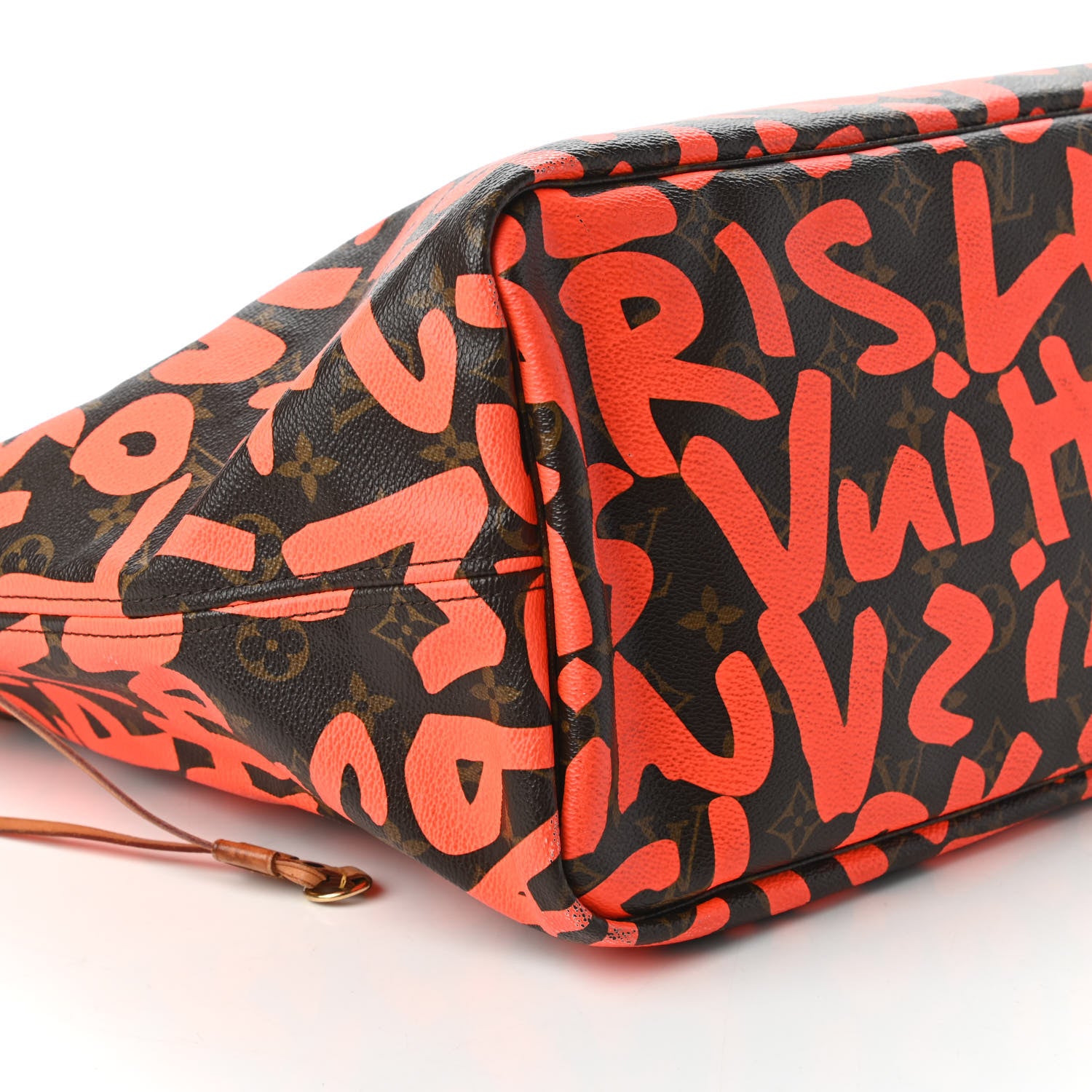 Louis Vuitton Monogram Graffiti Neverfull GM Orange 6 of 12
