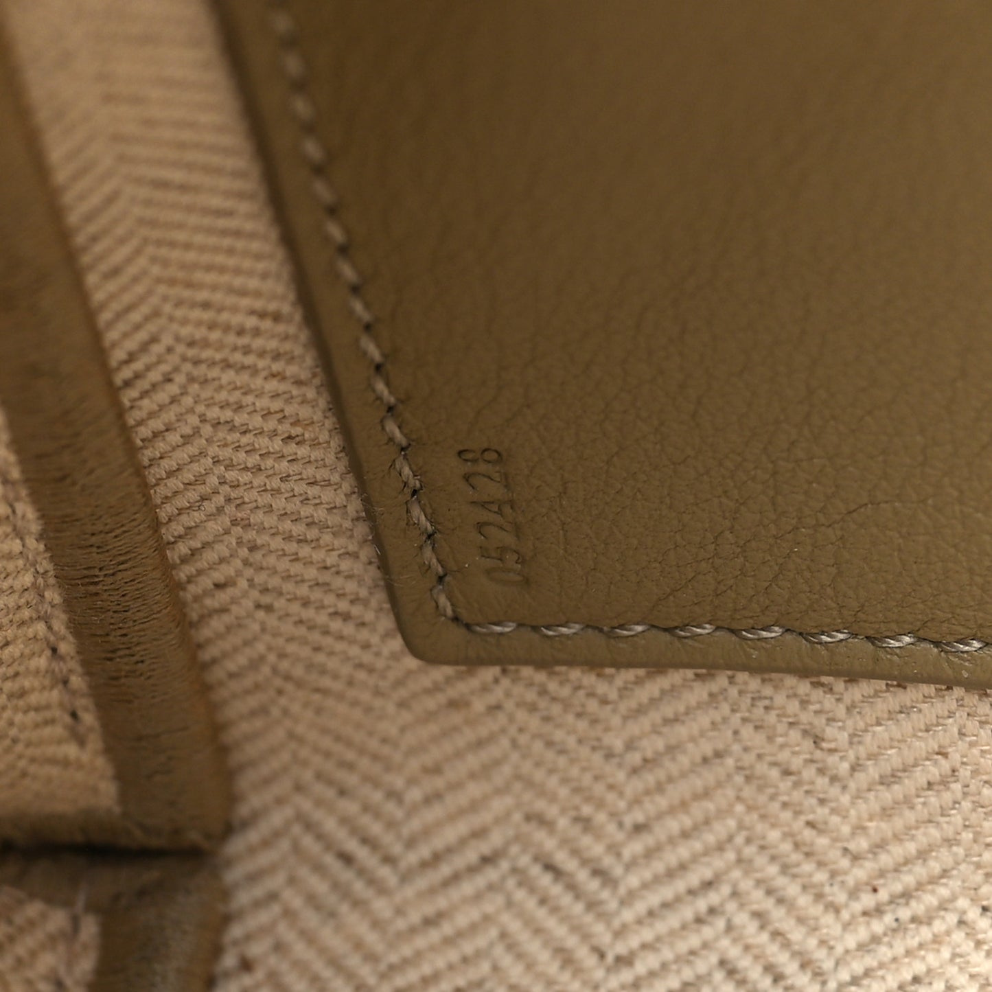 Jacquard Canvas Small Font Tote Ecru