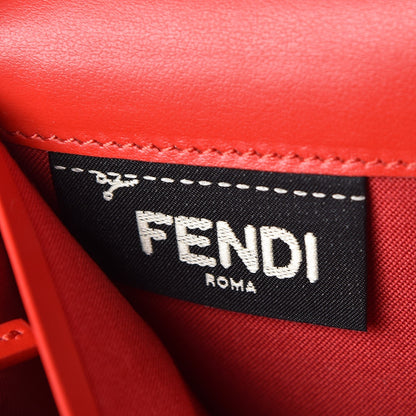 Fendi Vitello Liberty Century Lucido By The Way Continental Wallet Rosso 6 of 7