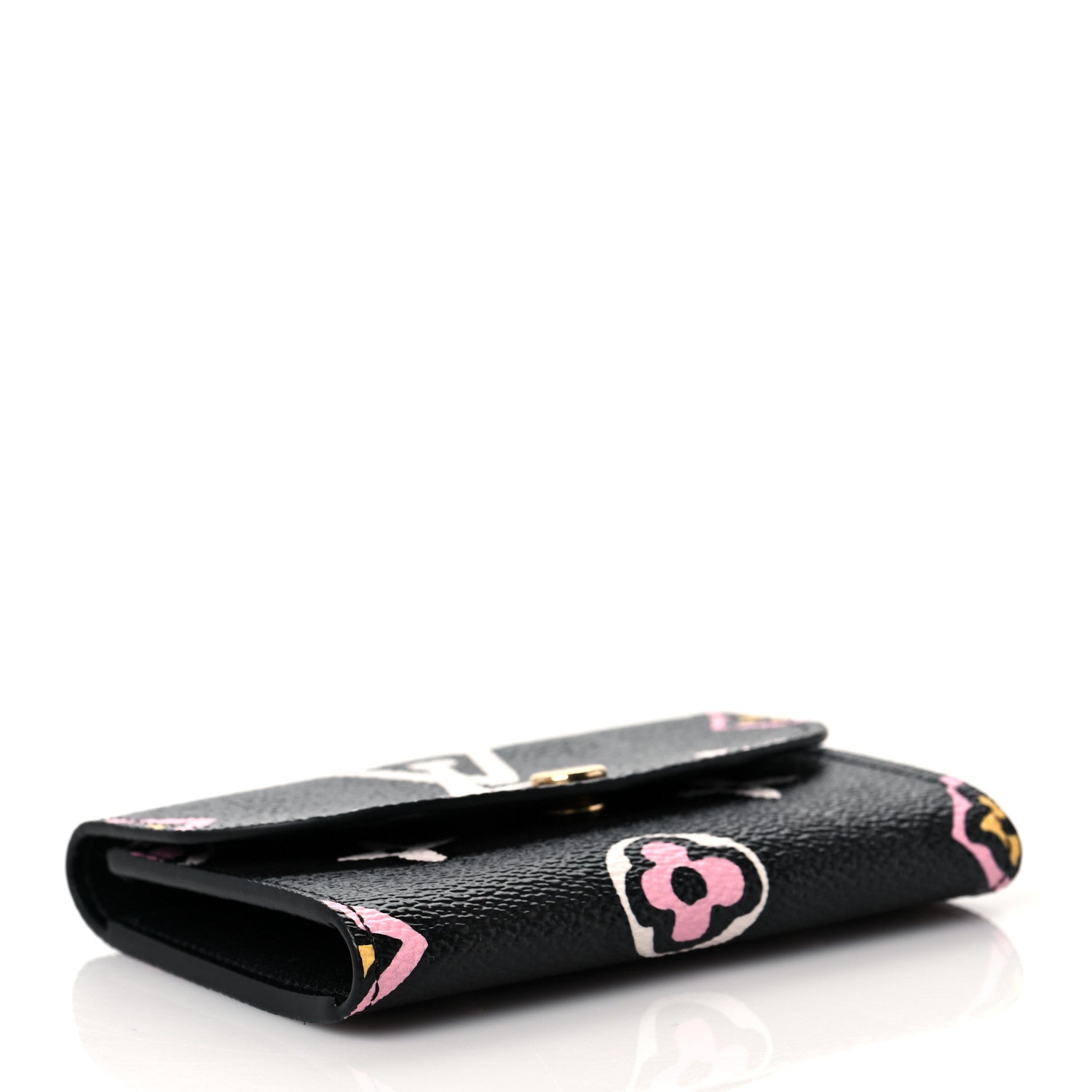 Louis Vuitton Monogram Giant Wild At Heart Rosalie Coin Purse Black 4 of 9