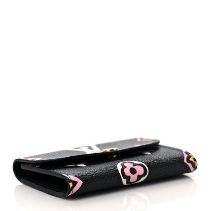 Louis Vuitton Monogram Giant Wild At Heart Rosalie Coin Purse Black 4 of 9