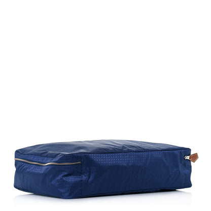 Hermes Technical Silk H en Bias Travelsilk Cube MM Bleu Saphir Fauve 4 of 13