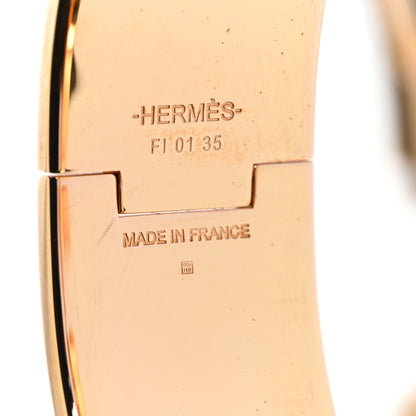 Hermes Enamel Wide Clic Clac H Bracelet GM Black 4 of 4