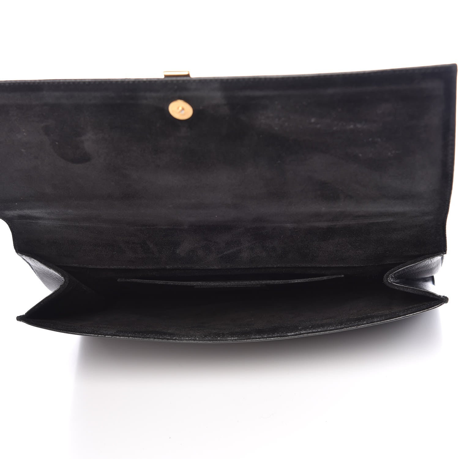 Saint Laurent Calfskin Classic Y Ligne Clutch Black 5 of 13