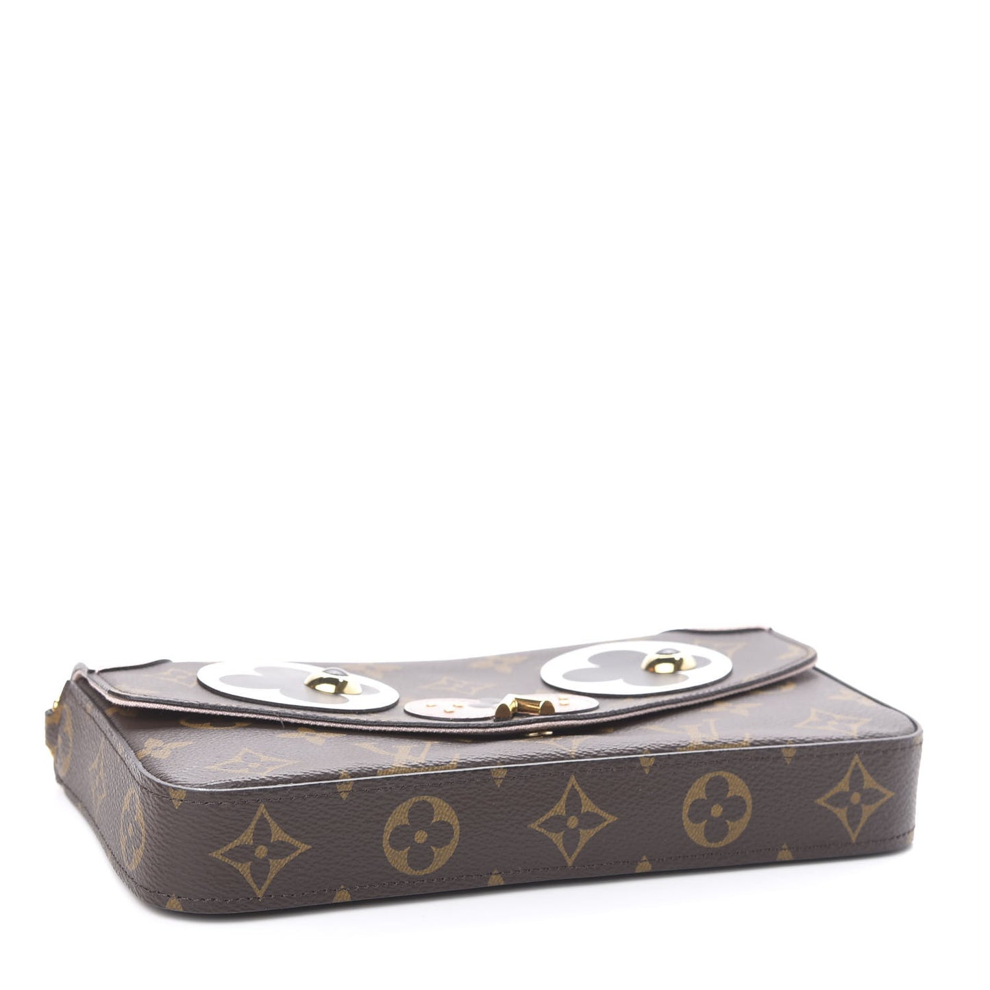 Monogram Valentine Dog Pochette Felicie Chain Wallet