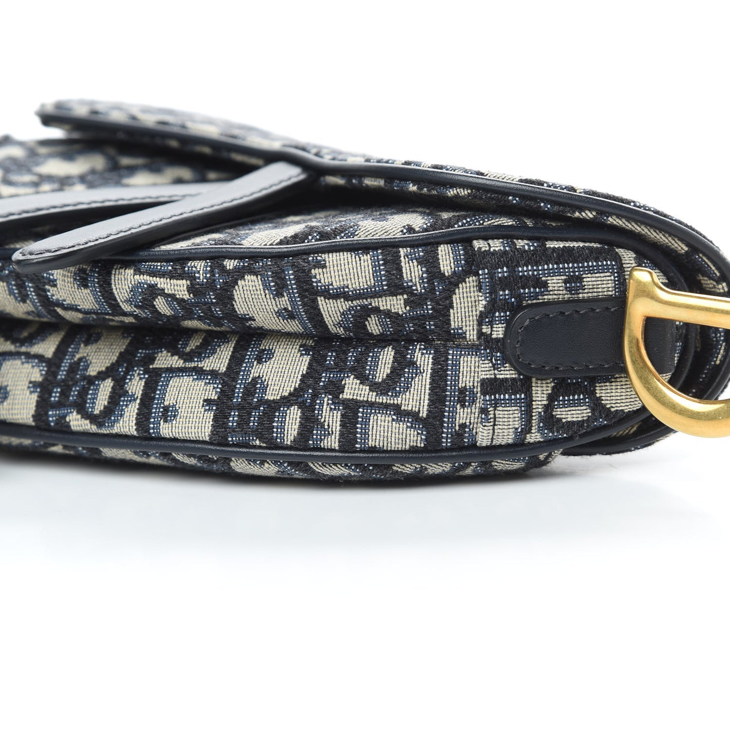 Oblique Mini Saddle Bag Blue