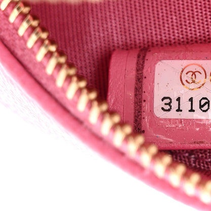 Chanel Caviar Quilted Gripoix CC Round Clutch With Chain Pink 7 of 11