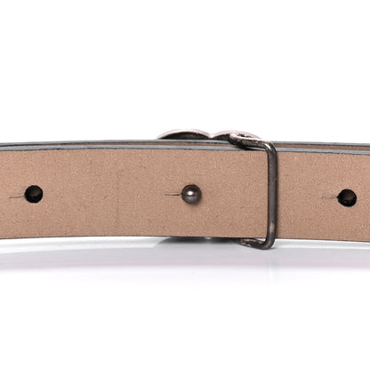 Chanel Lambskin CC Chain Belt 85 34 Black Silver 6 of 7