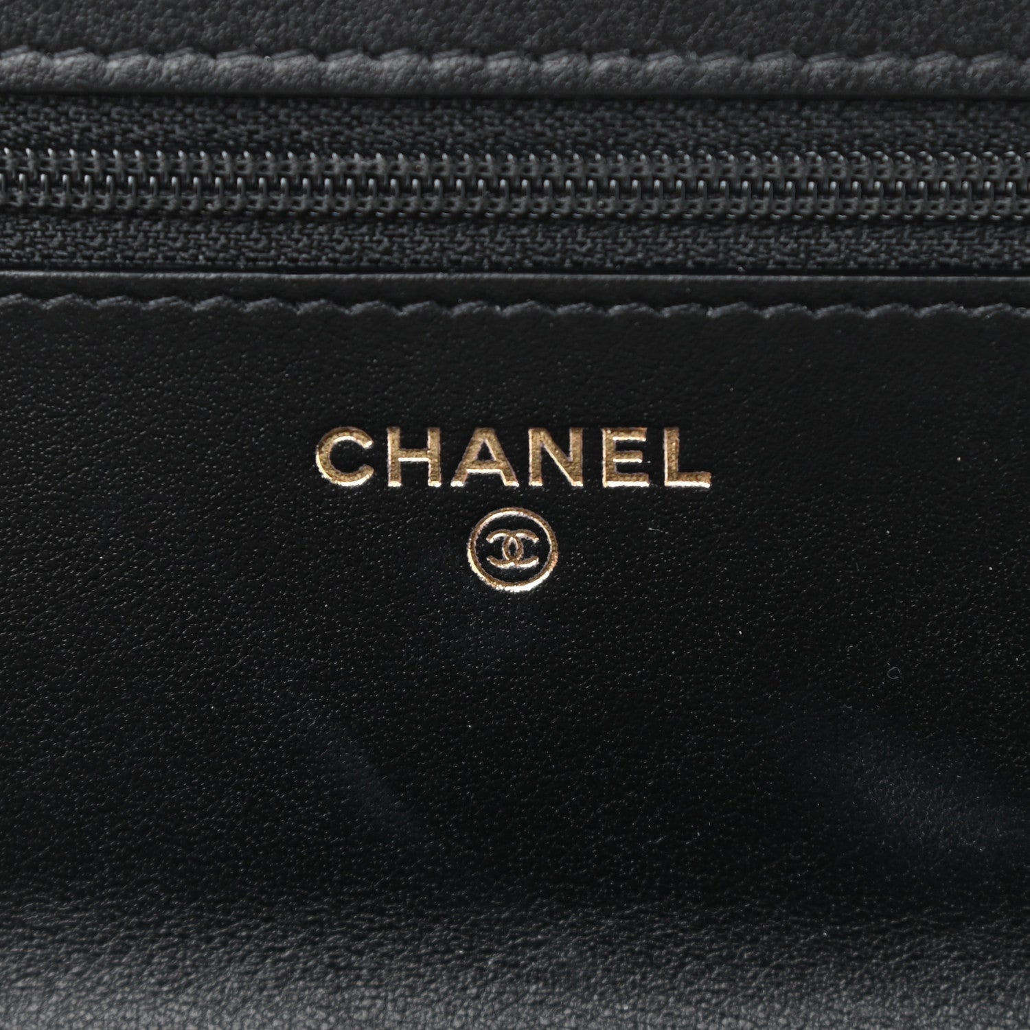 Chanel Calfskin Quilted Perfect Fit Wallet On Chain WOC Black 7 of 12